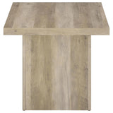 Devar Square Engineered Wood End Table Distressed Pine | Brown | Distressed Pine | 710877