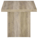 Devar Square Engineered Wood End Table Distressed Pine | Brown | Distressed Pine | 710877