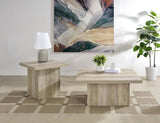 Devar 2-piece Square Coffee End Table Set Distressed Pine | King | Brown | Distressed Pine | 710878-S2