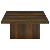 Devar Square Engineered Wood Cocktail Coffee Table Dark Pine | Brown | Dark Pine | 710888