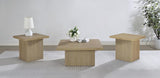 Devar 2-piece Square Cocktail Coffee End Table Set Latte