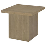 Devar 3-piece Square Cocktail Coffee End Table Set Latte | Beige | Latte | 710918-S3