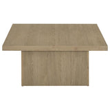 Devar Square Engineered Wood Cocktail Coffee Table Latte | King | Beige | Latte | 710918