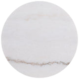 Jason Round White Marble Top Side End Table Honey Brown | White | Honey Brown / White Marble | 712417