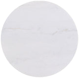Jason 3-piece Round White Marble Coffee Table Set Honey Brown | White | Honey Brown / White Marble | 712418-S3