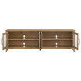 Brenham 79-inch 4-door TV Stand Media Console Washed Oak | Brown | Washed Oak | 720130