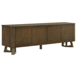 Trotter 71-inch 4-Door Wood TV Stand Media Console Brown | King | Brown | 720133