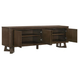 Trotter 71-inch 4-Door Wood TV Stand Media Console Brown | King | Brown | 720133