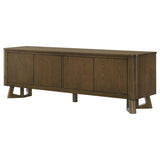 Trotter 71-inch 4-Door Wood TV Stand Media Console Brown | King | Brown | 720133