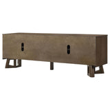 Trotter 71-inch 4-Door Wood TV Stand Media Console Brown | King | Brown | 720133