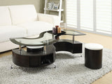 Buckley 3-piece Coffee Table and Stools Set Cappuccino | King | Multi | Cappuccino | 720218