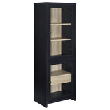 Denison 3-piece Entertainment Center 79-inch TV Stand Black | King | Black | 720223-SET