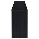 Denison 79-inch 4-door TV Stand Media Console Black | King | Black | 720223