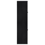 Denison 67-inch 2-door Media Tower Storage Cabinet Black | Black | 720224
