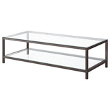 Trini 2-piece Coffee and End Table Set Black Nickel | King | Black | Black Nickel | 720228-S2