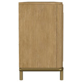 Arini Rattan Cane 2-door TV Stand Media Console Sand Wash | Brown | Sand Wash | 720253