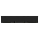Arini Rattan Cane 2-door TV Stand Media Console Black | Black | 720263