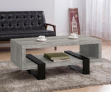Dinard Engineered Wood Cocktail Coffee Table Grey Driftwood | King | Grey | Grey Driftwood | 720878