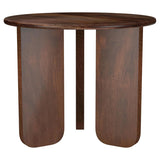 Dale Round Solid Mango Wood Side End Table Brown | King | Brown | 721997