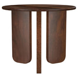 Dale Round Solid Mango Wood Side End Table Brown | King | Brown | 721997
