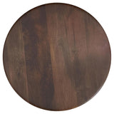 Dale Round Solid Mango Wood Side End Table Brown | King | Brown | 721997
