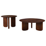 Dale 2-piece Solid Wood Coffee and End Table Set Brown | Brown | 721998-S2