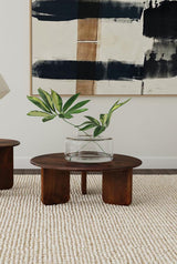 Dale Round Solid Mango Wood Coffee Table Brown | Brown | 721998