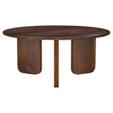 Dale Round Solid Mango Wood Coffee Table Brown | Brown | 721998