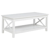 Skyview 44-inch Rectangular Lift Top Coffee Table White | White | 722088