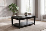 Lindenton Lift-Top Occasional Cocktail Coffee Table Black | Black | 722728