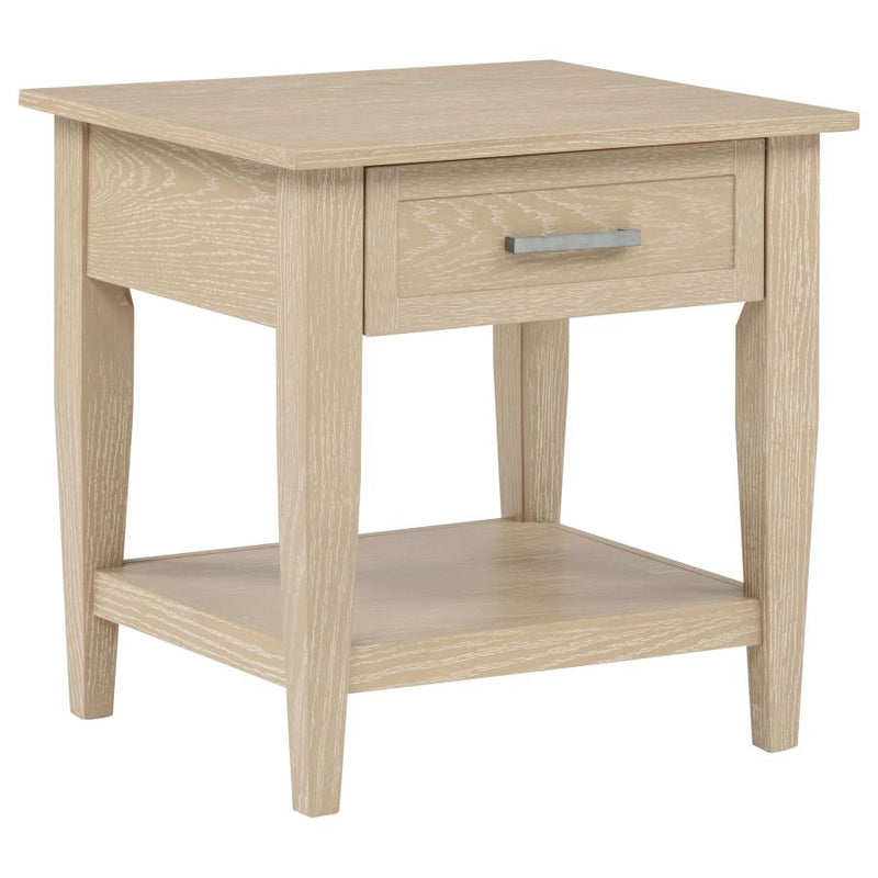 Lindenton 1-drawer Wood Occasional Side End Table Blonde