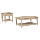 Lindenton 2-piece Wood Lift-Top Coffee and End Table Set Blonde | 722758-S2