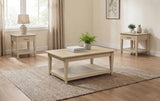 Lindenton 3-piece Wood Lift-Top Coffee and End Table Set Blonde | 3-piece | 722758-S3