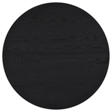 Sweeney 2-piece Round Wood Occasional Nesting Table Set Black | Black | 722820