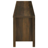 Carey 79-inch TV Stand Fireplace Media Console Dark Pine | Brown | Dark Pine | 722823