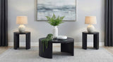 Sweeney 3-piece Coffee and End Occasional Table Set Black | Black | 722828-S3