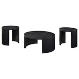 Sweeney 3-piece Coffee and End Occasional Table Set Black | Black | 722828-S3