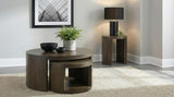 Sweeney 2-piece Round Wood Occasional Nesting Table Set Dark Walnut | Brown | Dark Walnut | 722830
