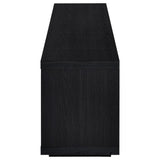 Deiter 79-inch TV Stand Fireplace Media Console Black | Black | 722833