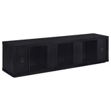 Deiter 79-inch TV Stand Fireplace Media Console Black | Black | 722833