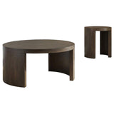 Sweeney 2-piece Coffee and End Occasional Table Set Dark Walnut | Brown | Dark Walnut | 722838-S2