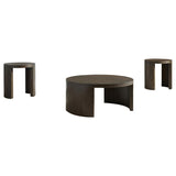 Sweeney 3-piece Coffee and End Occasional Table Set Dark Walnut | Brown | Dark Walnut | 722838-S3