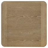 Adina Square Wood Side End Table Distressed Light Brown | Brown | Distressed Light Brown | 722857