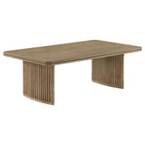 Adina Rectangular Wood Coffee Table Distressed Light Brown | Brown | Distressed Light Brown | 722858