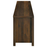 Enfield 71-inch TV Stand Fireplace Media Console Dark Pine | Full | Brown | Dark Pine | 722863