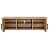 Beasley 2-Door 71-Inch Wood TV Stand Media Console Golden Oak | Brown | Golden Oak | 723323