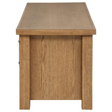 Beasley 2-Door 71-Inch Wood TV Stand Media Console Golden Oak | Brown | Golden Oak | 723323