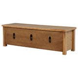 Beasley 2-Door 71-Inch Wood TV Stand Media Console Golden Oak | Brown | Golden Oak | 723323