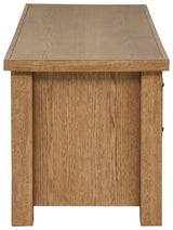 Beasley 2-Door 71-Inch Wood TV Stand Media Console Golden Oak | Brown | Golden Oak | 723323