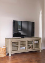 Solano 71-inch 2-door TV Stand Media Console Weathered Mango | Brown | Weathered Mango | 723483